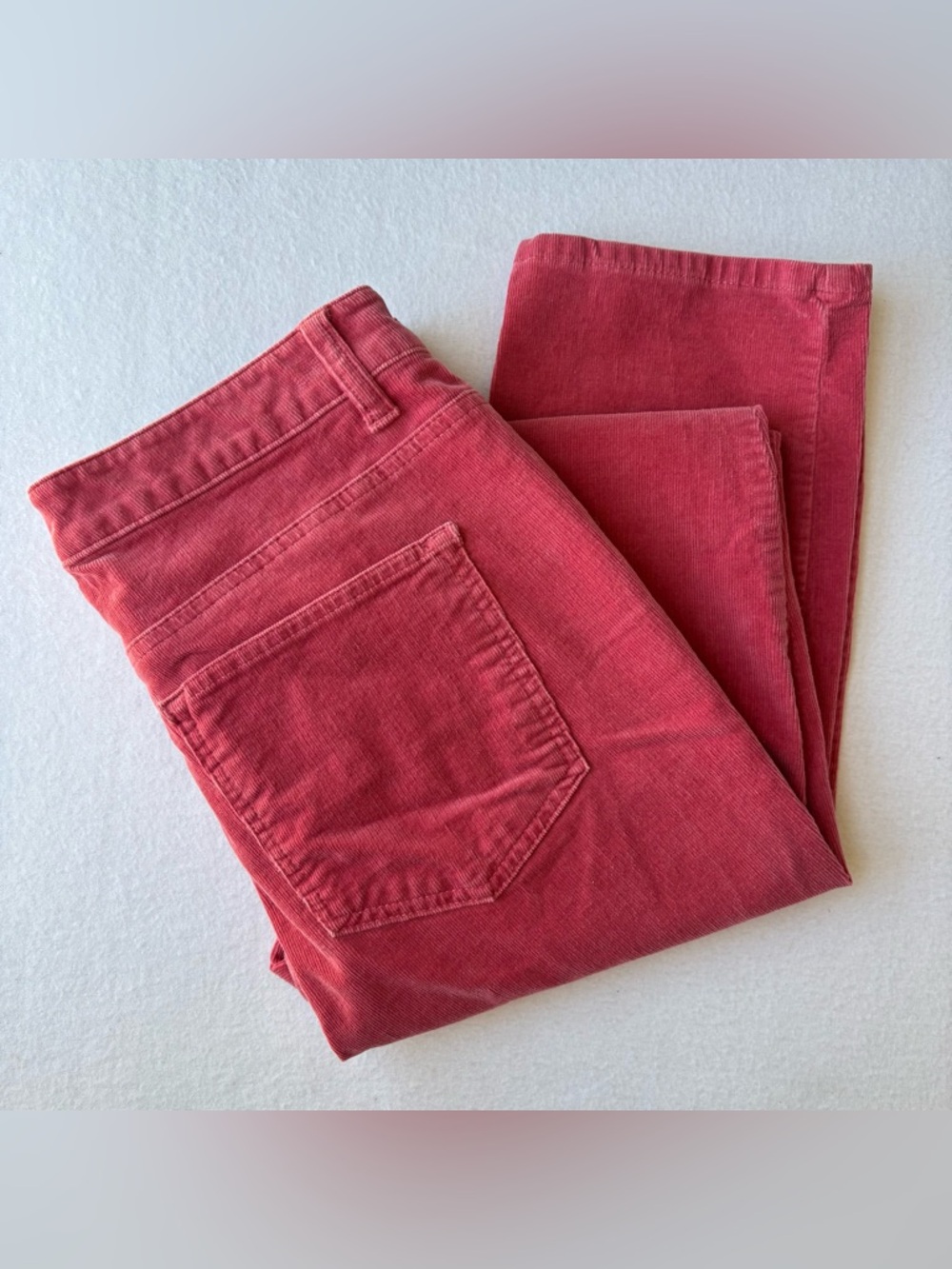 Talbots Heritage Straight Leg Corduroy Pants Pink Women’s Size 6 Colorful Twee